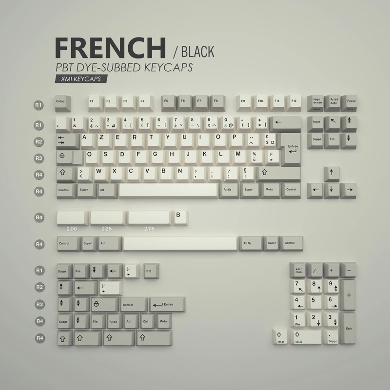 EOENKK European Language Keycaps Mechanical Keyboard French Spanish Swedish DIY