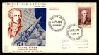 Mayfairstamps France FDC 1955 LaPlace Pierre Simon Large Telescope First Day Cov