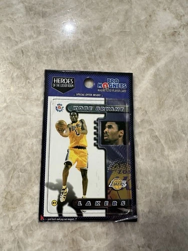 1997-98 Crown Pro Magnets Card, Kobe Bryant Refrigerator Heroes Locker, 2nd Year