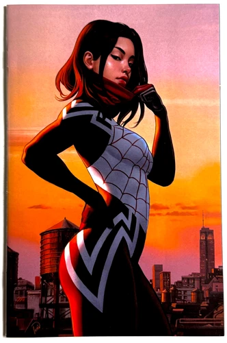 AMAZING SPIDER-MAN #55 IVAN TALVERA EXCLUSIVE SILK VIRGIN VARIANT 2025 MARVEL NM