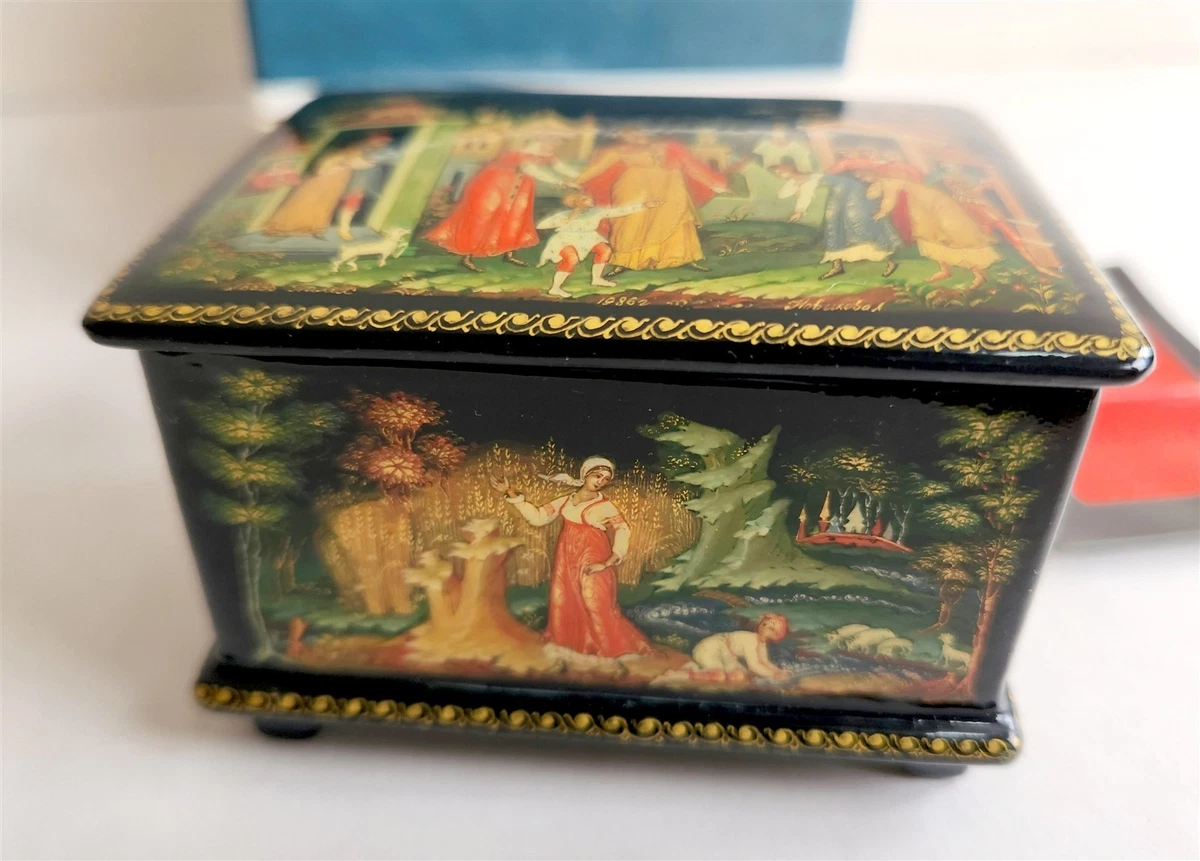 Russian Lacquer Box Palekh for sale | eBay