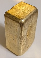 Nordic Gold  One 2 Lb Ingot/Bar For Jewelry M...