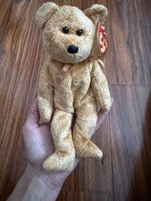 Ty Beanie Babies Cashew The Bear Plush Toy -w/TAGS
