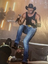 Tim McGraw Magazine Picture/Wall Art 8x10.5 2023 Black Hat Blue Jeans 