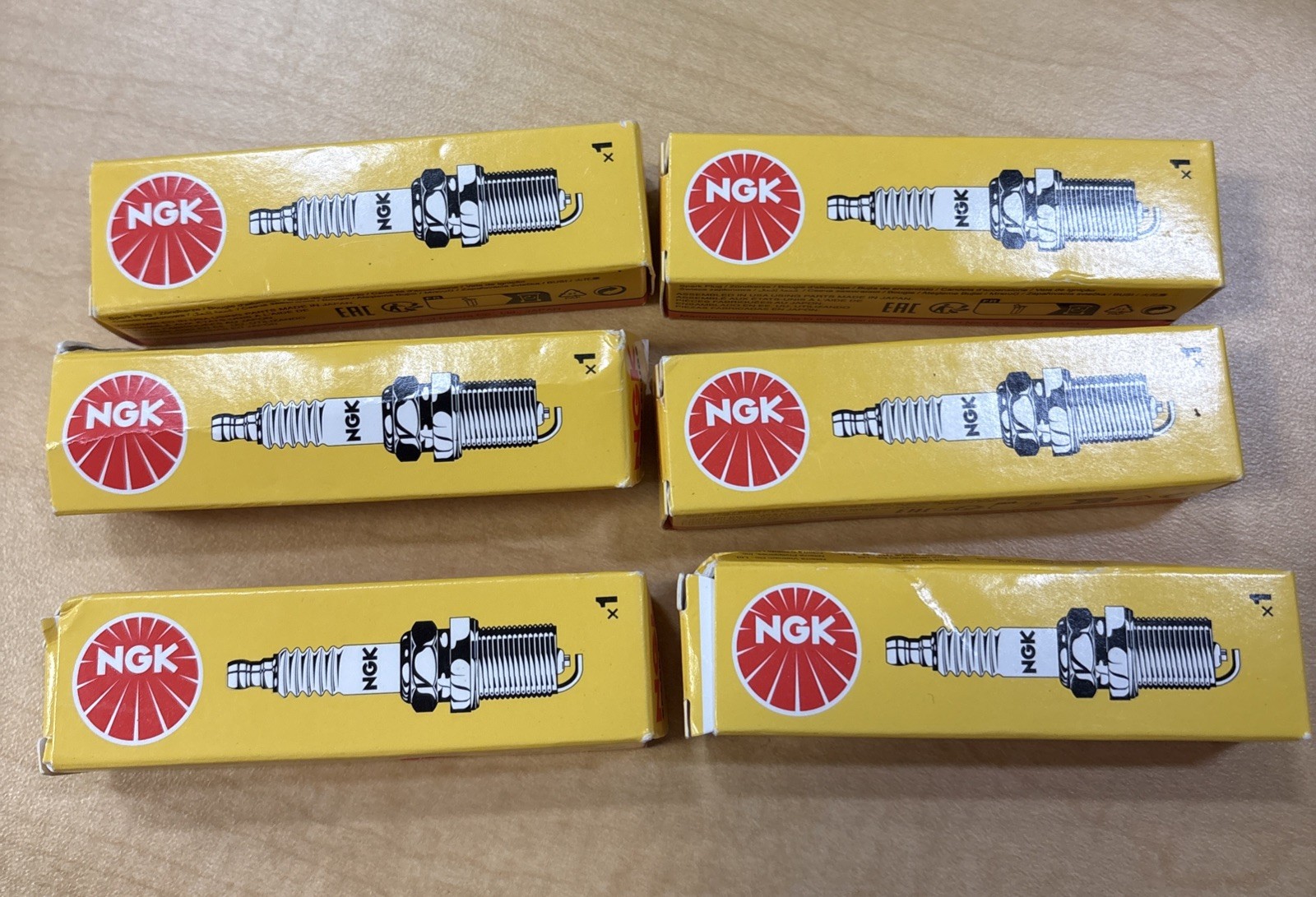 Lot Of 6- NGK Spark Plug BR7EF 3346