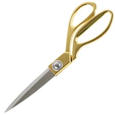 Stainless Steel Scissors Gold Scissor Professional Heavy Duty Sharp Shears 10...
