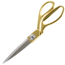 Stainless Steel Scissors Gold Scissor Professional Heavy Duty Sharp Shears 10...