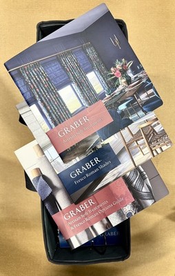 Graber Fabric Sample Books 410+ PCS Swatch Book Drapery Upholstery Swatches +Bag