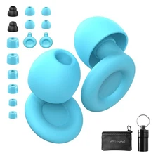14 Eartips Ear Plugs for Sleeping Noise Reduction Reuseable Concerts Travel Work