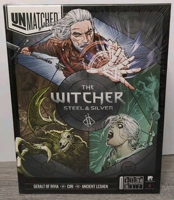 Unmatched The Witcher Steel & Silver RESTORATION GAMES Brand New Sealed 
