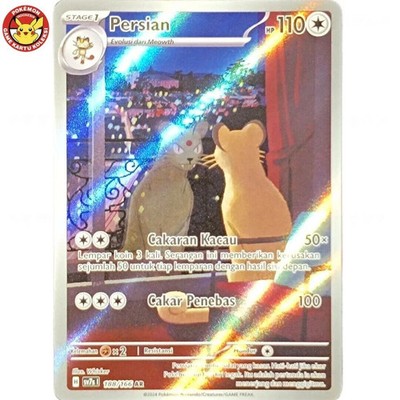 Persian SV7S 188/166 Full Art AR Shrouded Fable IR SFA Pokemon TCG  Indonesia