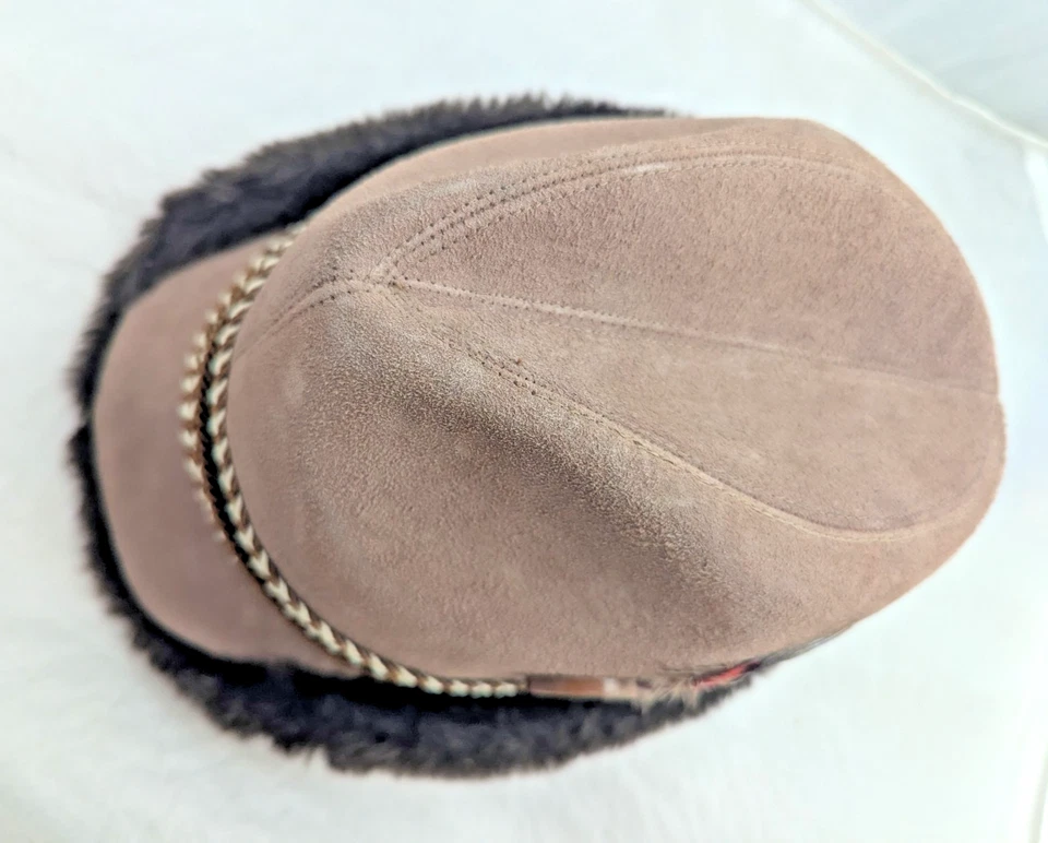 Sombrero Fedora De Colección Años 60 Para Hombre Marrón Piel Sintética con Pluma Mediana Foto 4 de 4