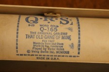 That Old Gang of Mine  QRS Piano Roll w/ box Q-165