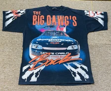 Dale Earnhardt ‘Big Dawg’ Retro Tee XL No Tag