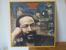 MARVIN GAYE - MIDNIGHT LOVE UK CBS VINYL LP 1982 w. LYRIC INSERT