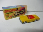 Matchbox Lesney Superfast SF27 Mercedes Benz 230SL- yellow, RED INTERIOR, boxed