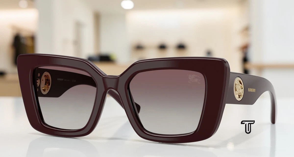 Burberry Red Designer Sunglasses for Women for sale | eBay