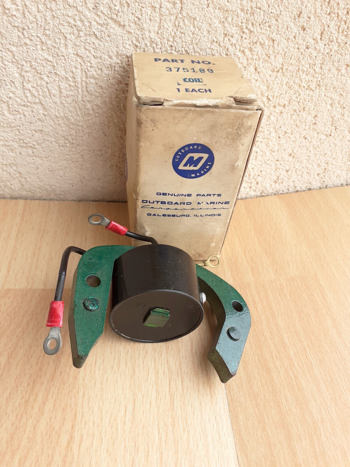Bobine d'allumage OMC 375189 haute tension pour un démarrage stable des moteurs Johnson 20