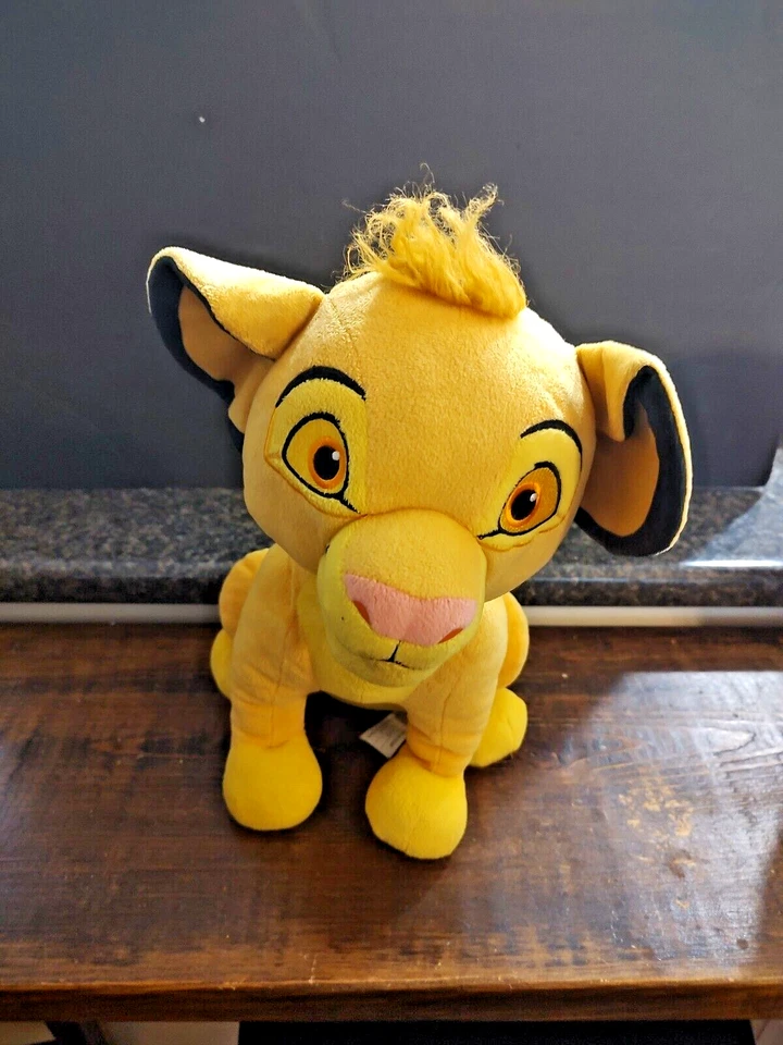 Lion King baby Simba Plush Stuffed Animal Toy 16" Disney - Image 2 of 4
