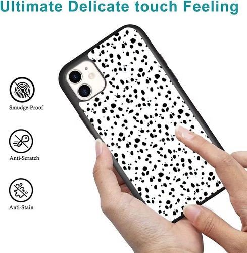 For Samsung A15 A16 S23 S24 S25 Ultra FE Dalmatian Spots Pattern Flexible Covers - 第 15/25 張圖片