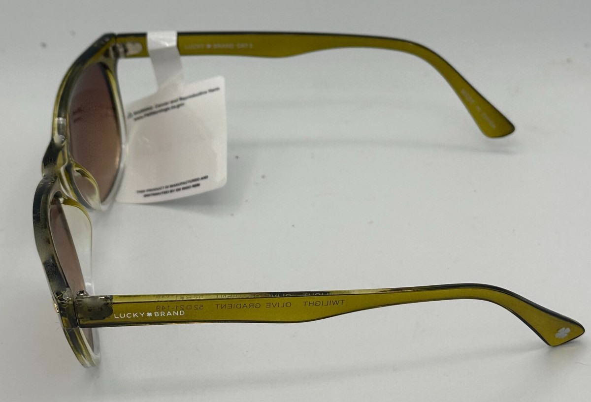 Lucky ? Brand TWILIGHT OLIVE GRADIENT Sunglasses Lucky Brand Twilight Square Sunglasses Olive Gradient Frame  main image 3