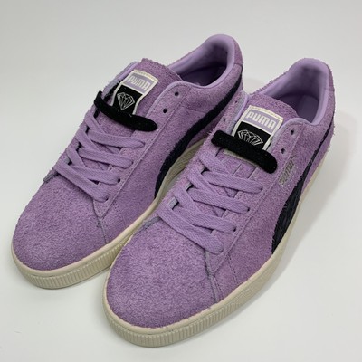 puma suede diamond purple
