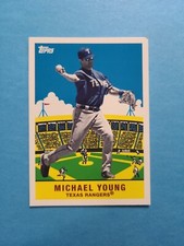 MICHAEL YOUNG 2007 TOPPS FLASHBACK FRIDAYS BASEBALL CARD # FF17 G3894