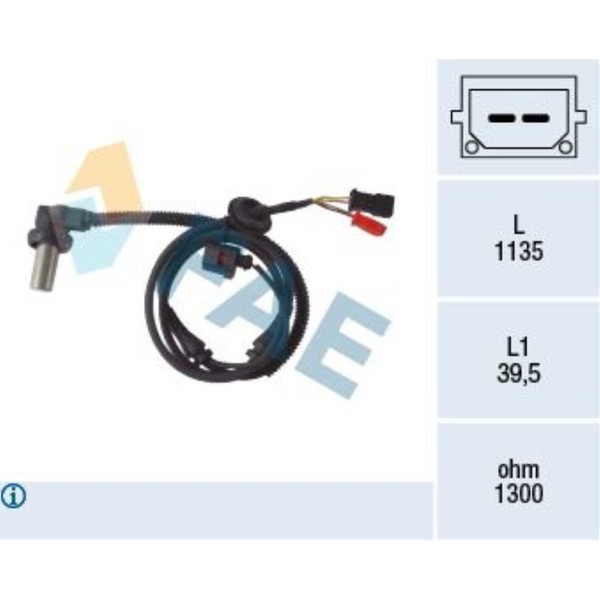 FAE DrehzahlfüHler Vorne Passend FüR Audi A6 4B C5 4B2 78085 Brandneu-image