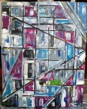 NO ONE REALLY KNOWS 8x10 oil painting card panel NEW original art signed Crowell