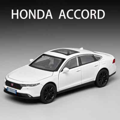 2024 1:32 Honda Accord Alloy Muscle Car Model Sound Light Pull
