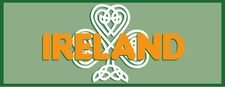 Shamrock Celctic Ireland Rectangle Car Bumper Sticker Decal