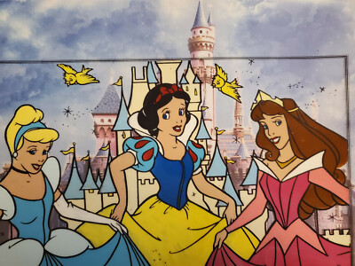 HAND PAINTED PUBLICITY CEL CELL DISNEY SNOW WHITE SLEEPING BEAUTY