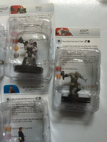 Heroclix Lord of the rings and Hobbit lot 7 miniatures and Cards - Picture 3 of 4