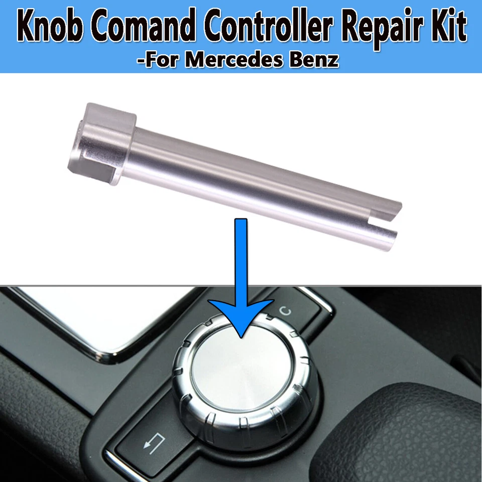 Repair Shaft Console Comand Controller Knob For Mercedes Benz C300 E350 GLK350 Foto 2 de 4