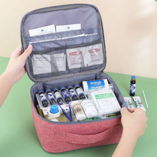 Mini Medicine Storage Bag Travel First Aid Kit Medicine Bag Organizer Pill Case