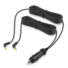 12V Car Charger for Portable DVD Player DBPOWER Sylvania RCA, Snailax Seat
