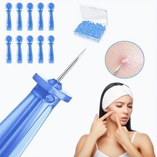 50pcs Disposable Blackhead Remover Acne Needles Stainless Steel Facial Tool