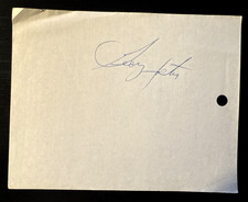 George Foster Cincy Reds HOF 1970s signed auto cut signature