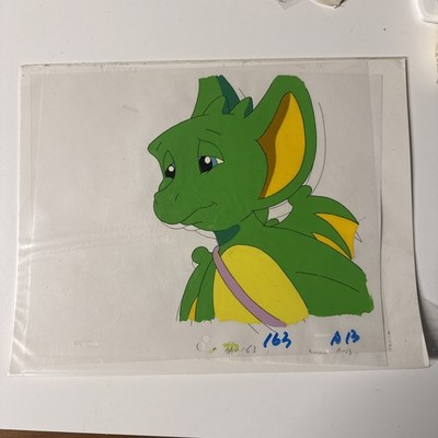 Pocket Dragon Adventures original production cel animation art pocket dragon 