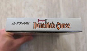 Castlevania III: La maledizione di Dracula (NES, 1990) - solo scatola, manuale e custodia BELLO!