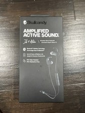 BLUE SKULLCANDY AMPLIFIED ACTIVE SOUND WIRELESS SPORTS EARBUDS - NIB NEW IN BOX