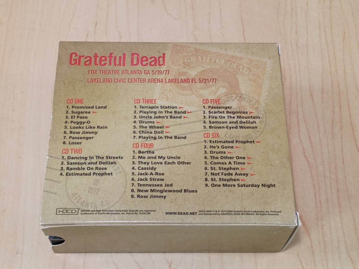 Grateful Dead Dick's Picks 29 5/19/77 新品 Grateful Dead - Dick's Picks Vol. 29-5/19/77 Atlanta, GA 5/21/77