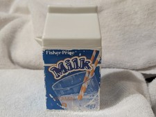 Vintage 1987 Fisher Price Fun with Food Milk Carton