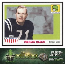 2005 Topps All American #22 Merlin Olsen - Utah State Aggies