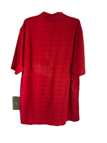 University Of Georgia Champion Mens L Red Polo Shirt UGA Bulldogs Football NWT - Picture 3 of 6