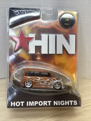 2004 Hot Wheels HIN Scion xB Orange Flames Hot Import Nights 1:64