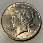1923 Peace Silver Dollar $1 No Mint Mark Philadelphia Business Strike