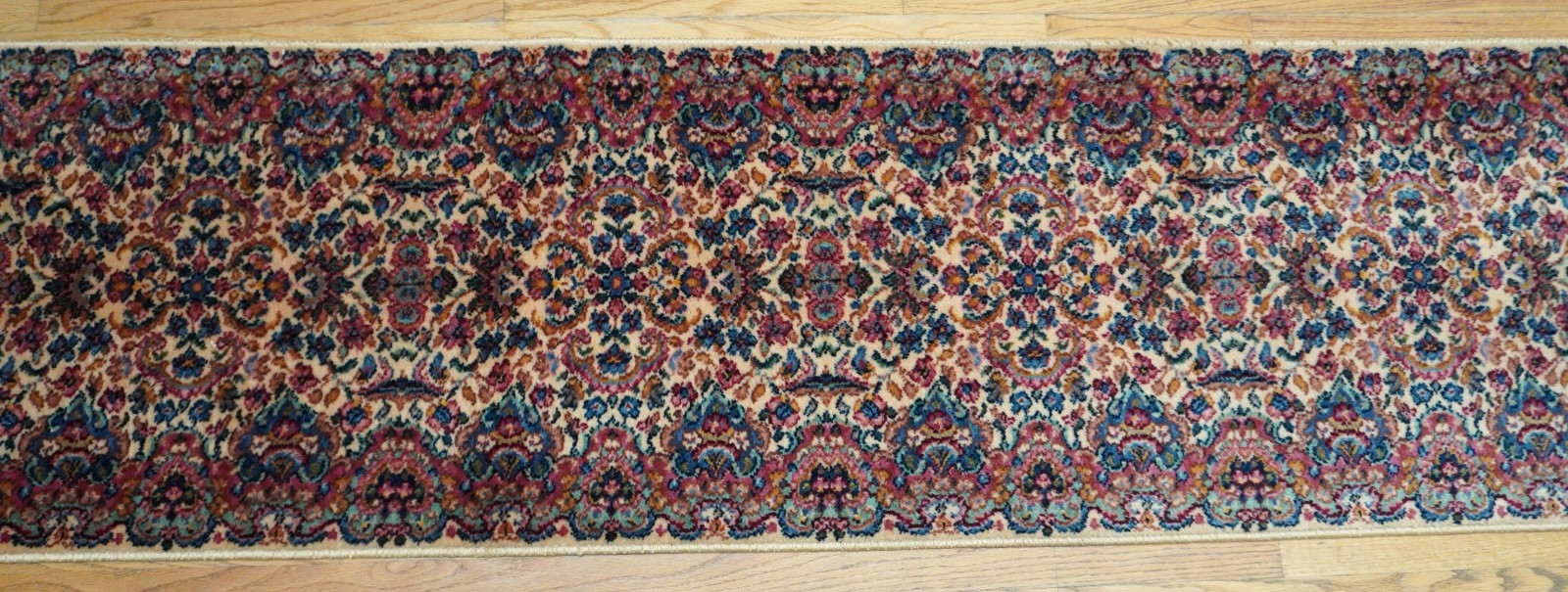 Authentic Original Karastan# 759 Kirman Wool Pile American Runner Rug 2'2" x 9'