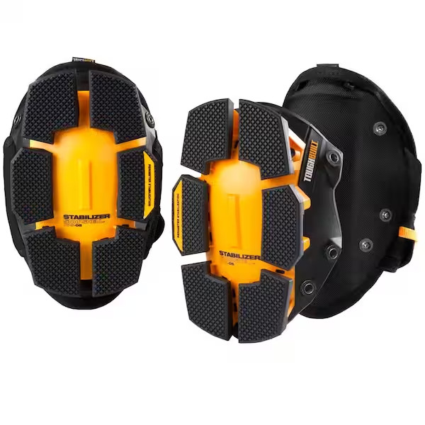 Rodilleras estabilizadoras Gelfit negras con cubiertas estabilizadoras extraíbles