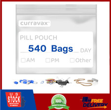 Pill Bags for Travel Pack of 540, 3 x 2.75 inch Pill Pouch - Pill Pouches